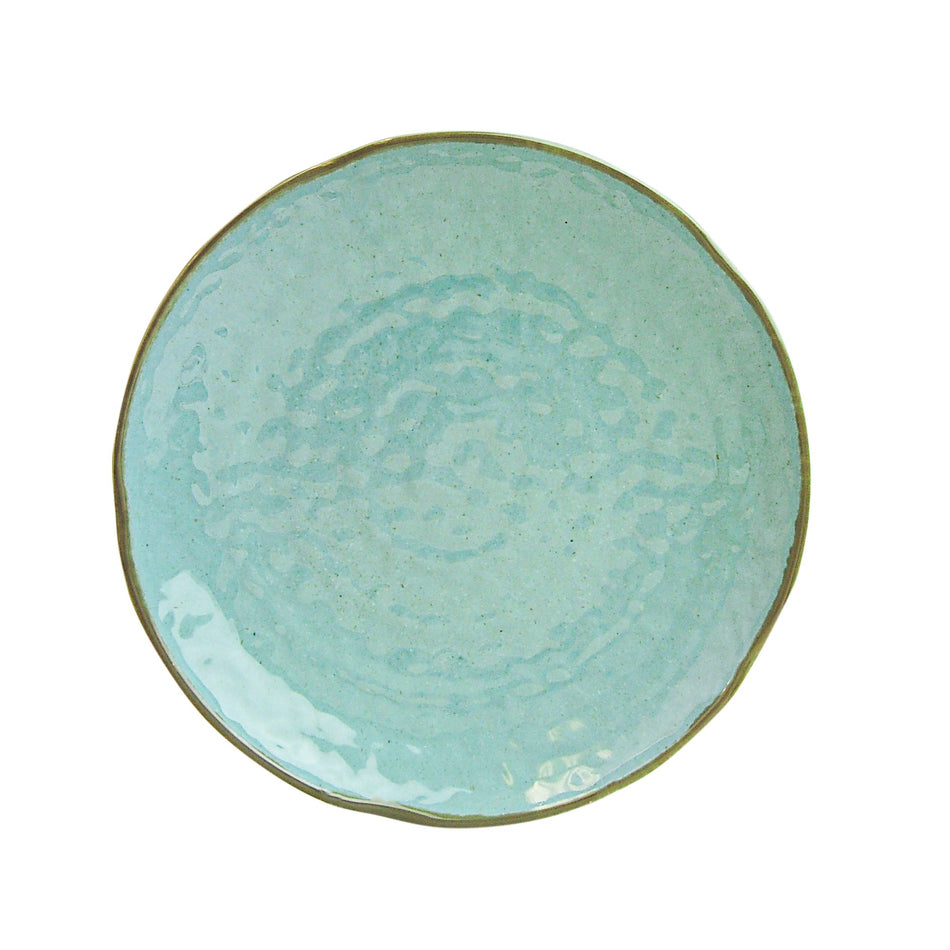 12 Pack 8-1/4" Diameter x 1-3/8" Height, Lotus Shape Plate, Seaside Dinnerware, Melamine, BPA Free, Dishwasher Safe, Break-Resistant, Shatter-Resistant, No Microwave, No Oven, NSF