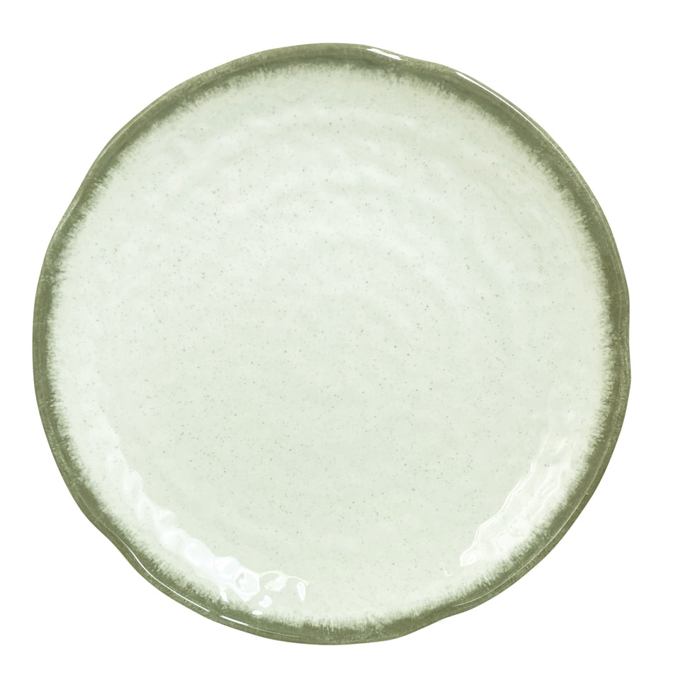 12 Pack 8-1/4" Diameter x 1-3/8" Height, Lotus Shape Plate, Victoria Dinnerware, Melamine, BPA Free, Dishwasher Safe, Break-Resistant, Shatter-Resistant, No Microwave, No Oven, NSF