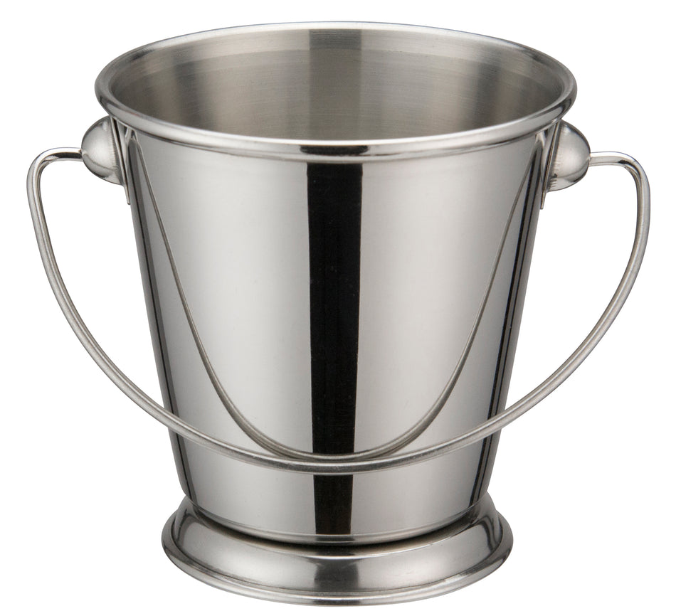 Winco DDSA-105S 10 Oz Mini Pail Round with Handle Stainless Steel