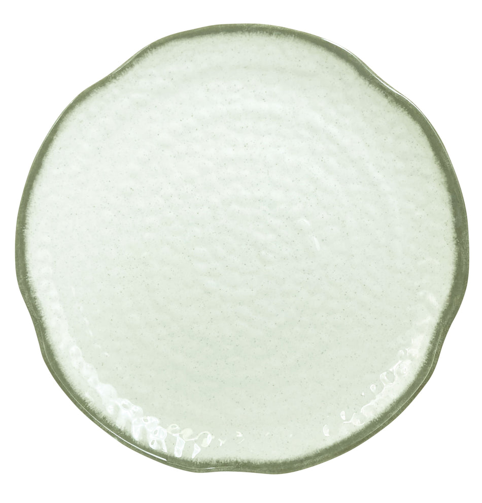 12 Pack 10-1/2" Diameter x 1-1/2" Height, Lotus Shape Plate, Victoria Dinnerware, Melamine, BPA Free, Dishwasher Safe, Break-Resistant, Shatter-Resistant, No Microwave, No Oven, NSF