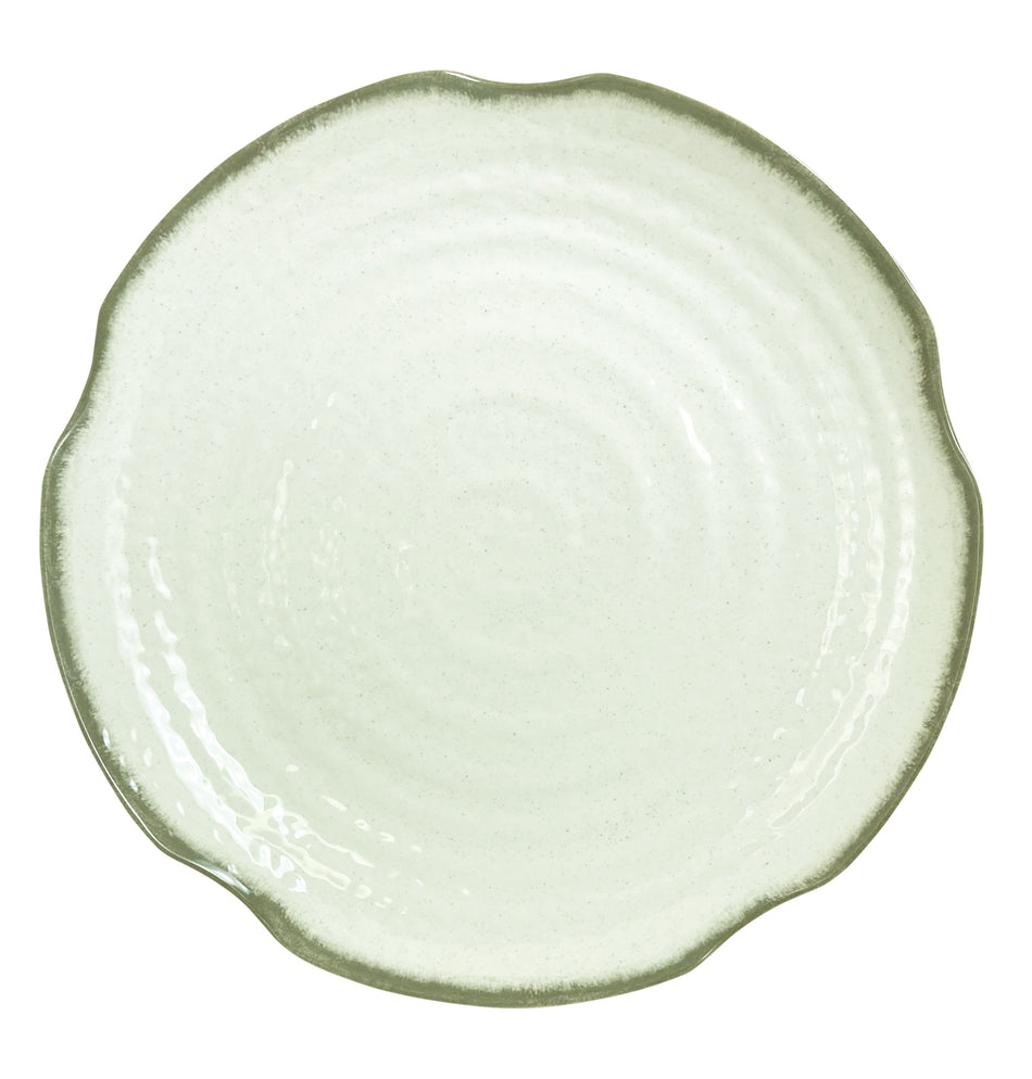 12 Pack 12" Diameter x 1-5/8" Height, Lotus Shape Plate, Victoria Dinnerware, Melamine, BPA Free, Dishwasher Safe, Break-Resistant, Shatter-Resistant, No Microwave, No Oven, NSF