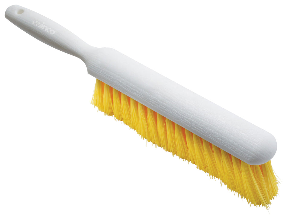 Winco BRC-14Y 14-1/4 Inch Counter Brush with Plastic Handle White