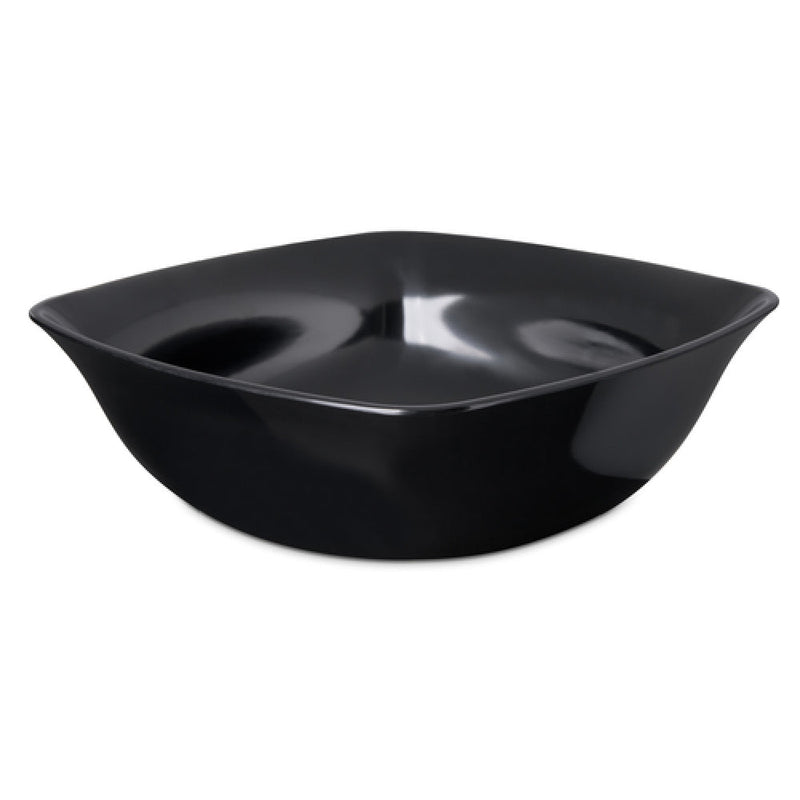 Carlisle 3336003 11-3/4 Inch 5 Quart Black Flared Melamine Bowl