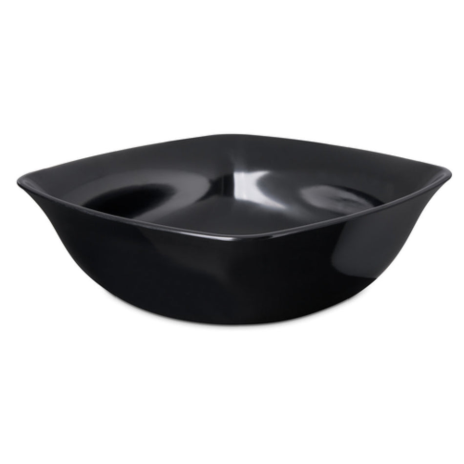 Carlisle 3336003 11-3/4 Inch 5 Quart Black Flared Melamine Bowl