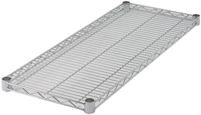 Winco VC-1424 24 Inch Wire Shelf Includes 4 Sleeve Clips Chrome Finish