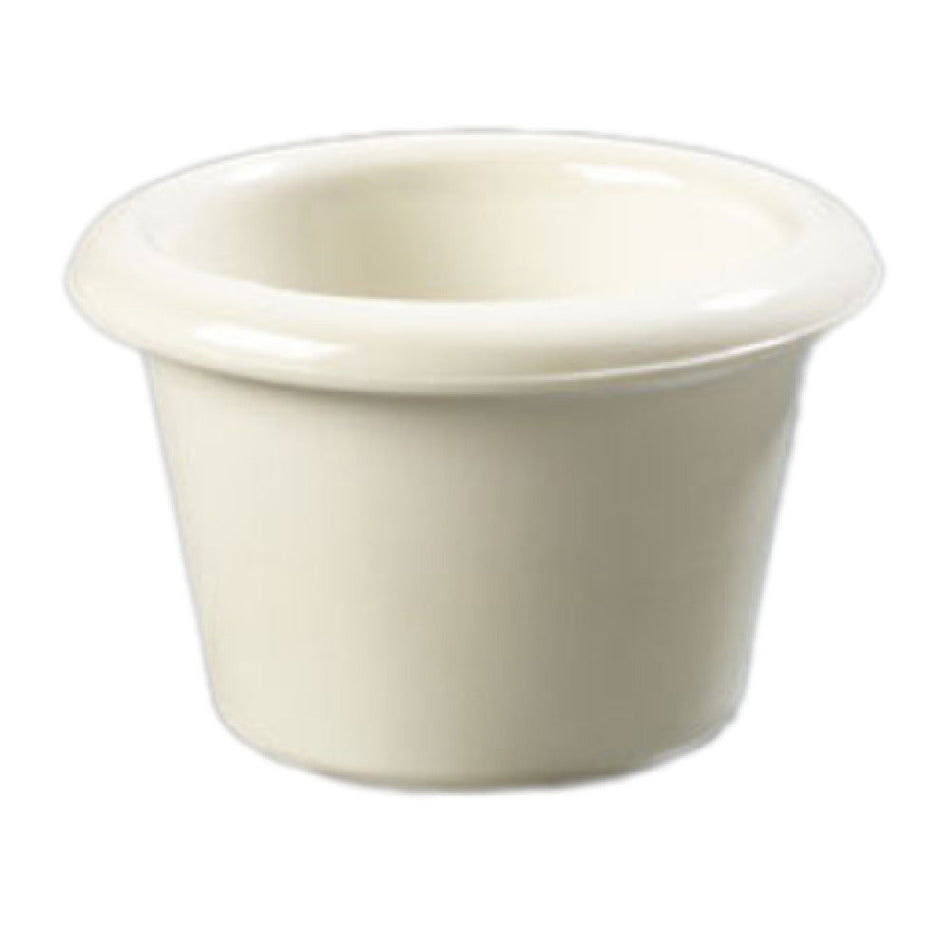 Carlisle S27742 1-3/4 Oz Ramekin Smooth Dishwasher Safe Melamine Bone