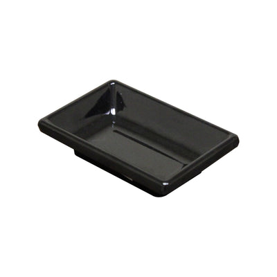 Thunder Group 19001BK 2 Oz Black Melamine Sauce Dish Break Resistant BPA Free