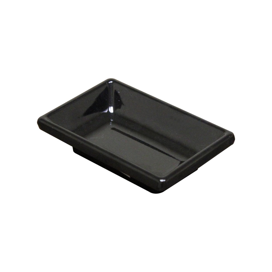 12 Pack 2 oz, 3-3/4" x 2-1/2", Sauce Dish, Classic Black Dinnerware, Melamine, BPA Free, Dishwasher Safe, Break-Resistant, Shatter-Resistant, No Microwave, No Oven, NSF