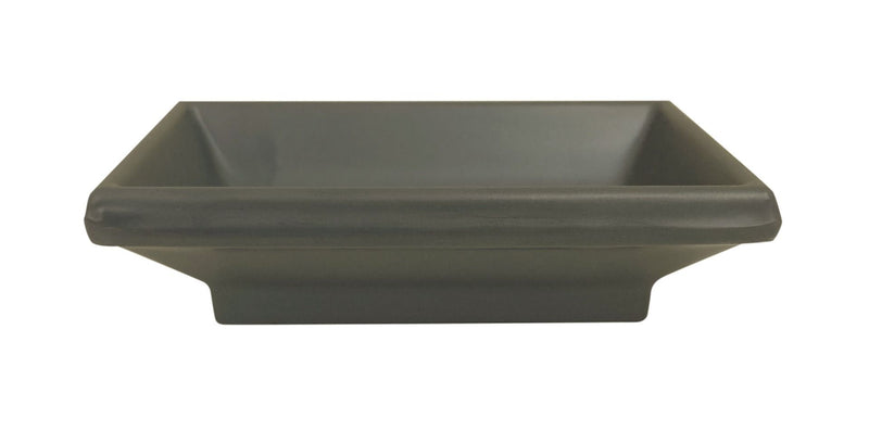 Thunder Group 19001SG 2 Oz Sauce Dish Break-Resistant Melamine Stone Grey