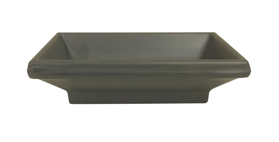 12 Pack 2 oz, 3-3/4" x 2-1/2", Sauce Dish, Classic Stone Grey Dinnerware, Melamine, BPA Free, Dishwasher Safe, Break-Resistant, Shatter-Resistant, No Microwave, No Oven, NSF
