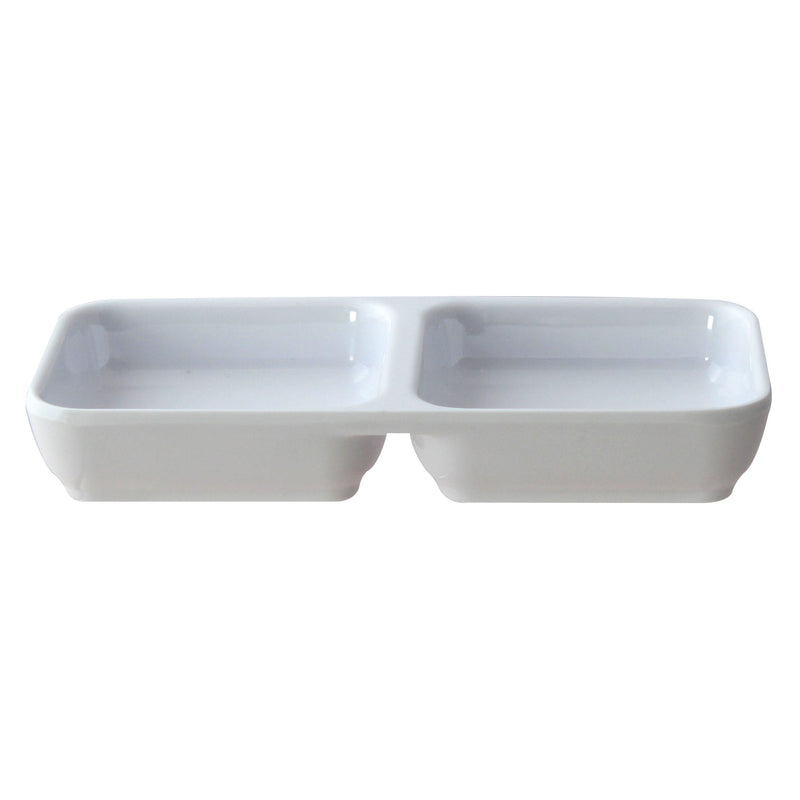 Thunder Group 19002WT 4 Oz Sauce Dish Break-Resistant Dishwasher Safe White Melamine