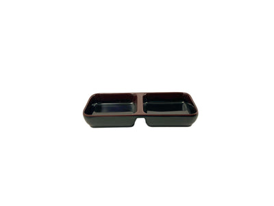 Thunder Group 1902TM 4 Oz Sauce Dish 6 Inch Rectangular Melamine Break-resistant