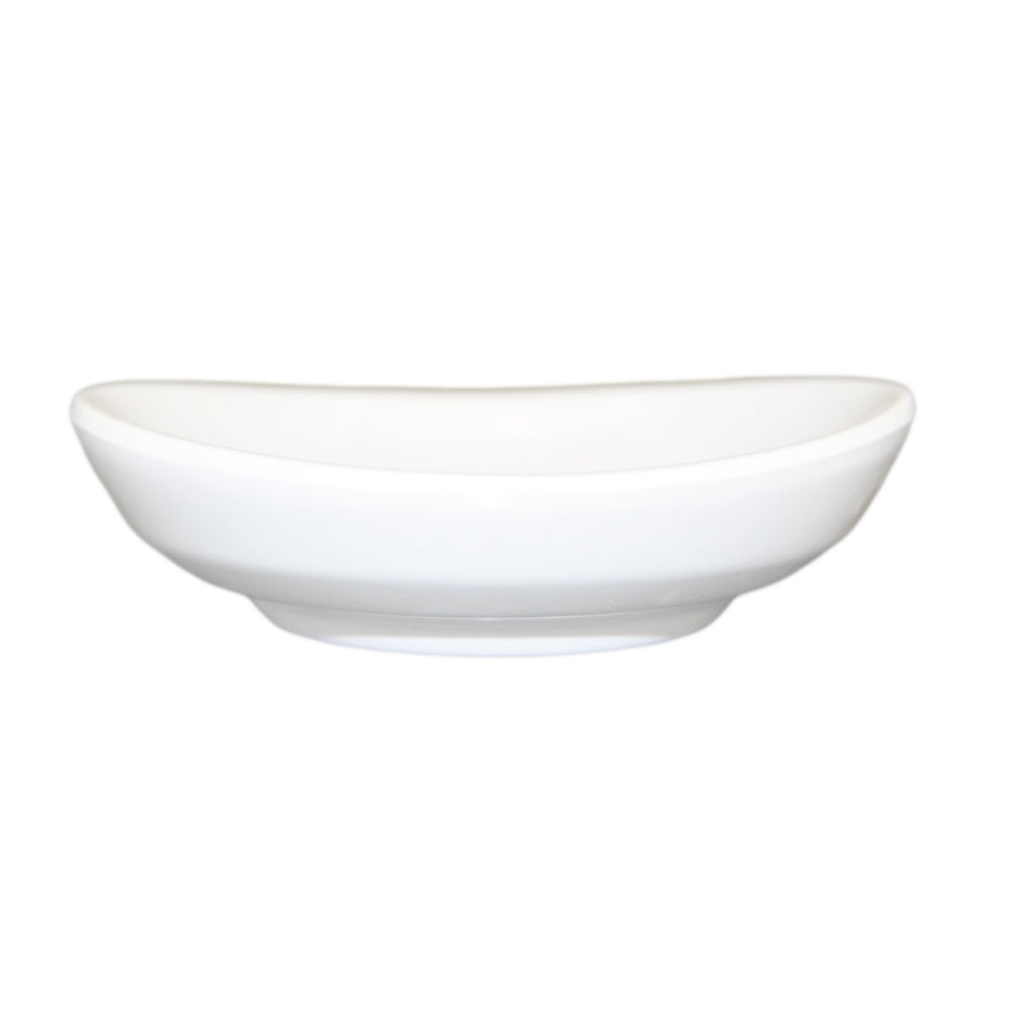 12 Pack 2 oz, 3-1/2" Diameter x 3/4" Deep, Round Saucer, Classic White Dinnerware, Melamine, BPA Free, Dishwasher Safe, Break-Resistant, Shatter-Resistant, No Microwave, No Oven, NSF