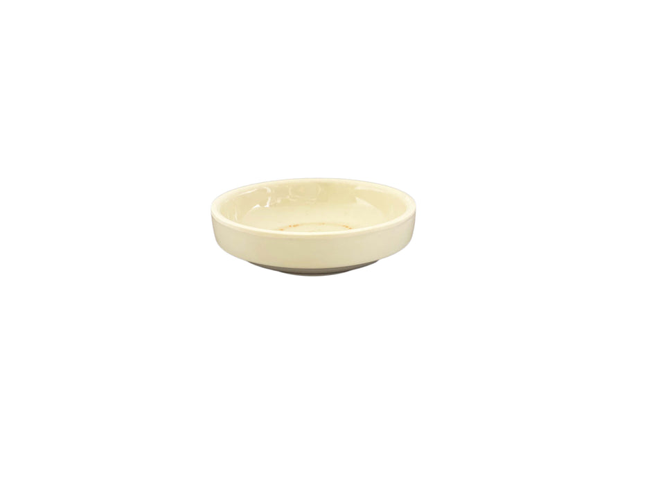 12 Pack 3 oz, 3-1/2" Diameter x 1" Height, Flat Base Bowl, Gold Orchid Dinnerware, Melamine, BPA Free, Dishwasher Safe, Break-Resistant, Shatter-Resistant, No Microwave, No Oven, NSF