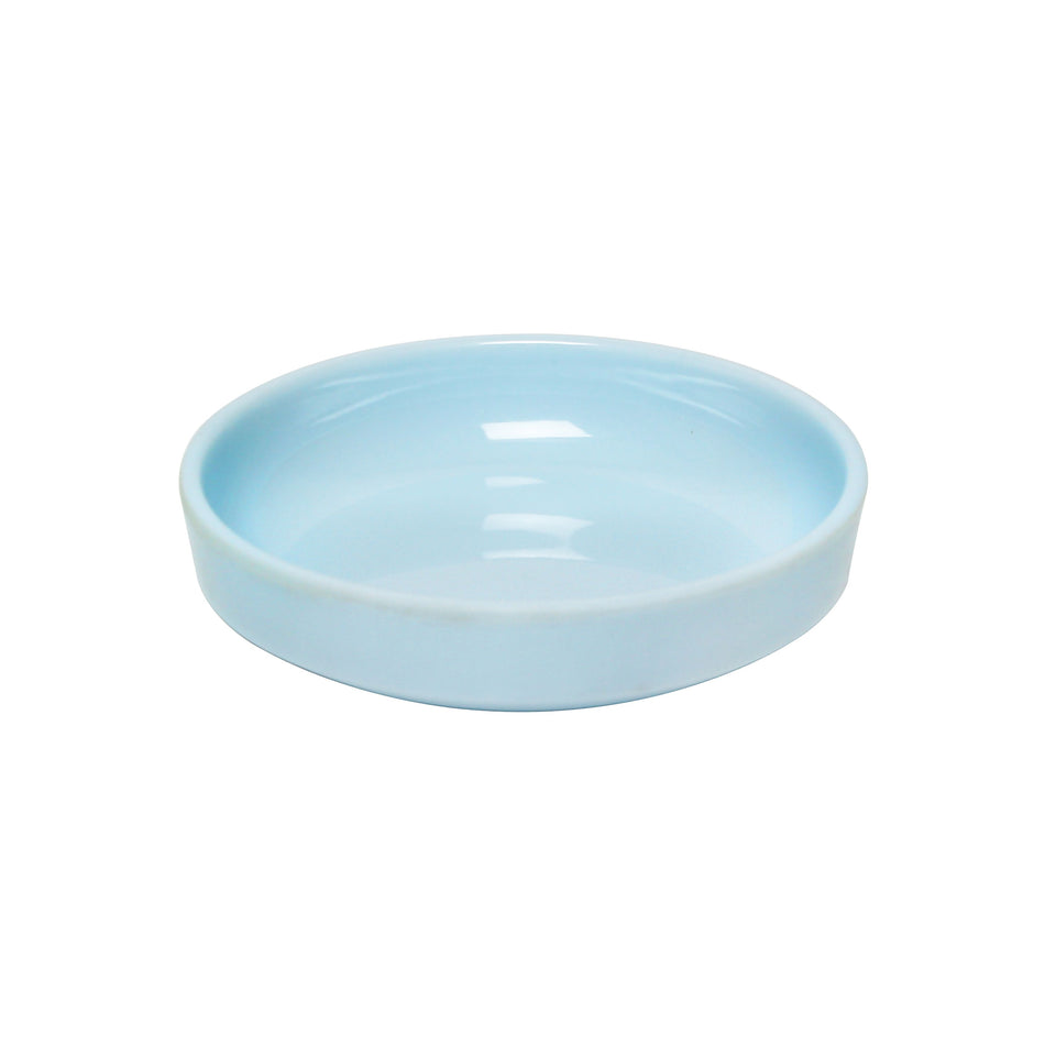 12 Pack 8 oz, 5-1/2" Diameter x 1-1/4" Height, Flat Base Bowl, Blue Jade Dinnerware, Melamine, BPA Free, Dishwasher Safe, Break-Resistant, Shatter-Resistant, No Microwave, No Oven, NSF