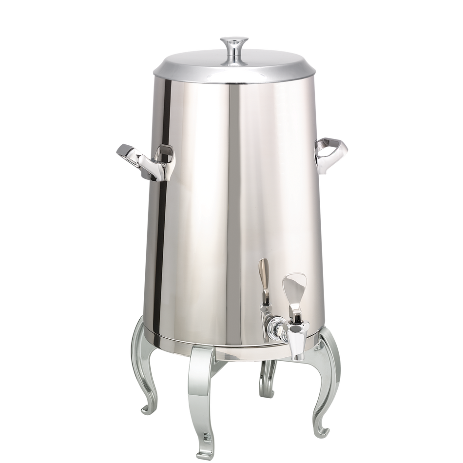 Flame Free™ Thermo-Urn™ 5-Gallon Vacuum Insulated Urn with Regal Legs and Flat Lid in Polished Stainless