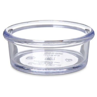 Carlisle 036207 3 Inch Ramekin 2-1/2 Oz Clear SAN Dishwasher Safe