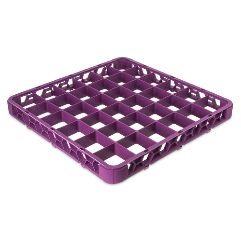 Carlisle RE36C89 Divided Glass Rack Extender Full Size 36 Compartments Lavender Polypropylene
