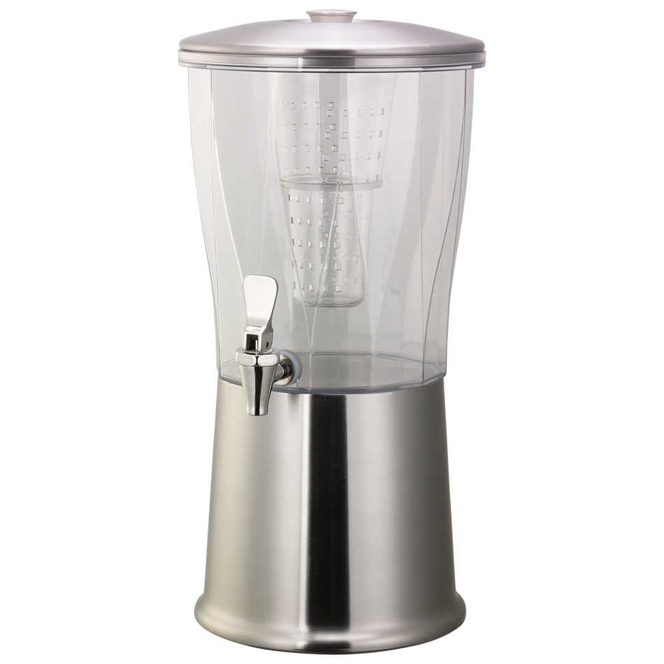 Elite 3-Gallon Stainless Beverage Dispenser in Brushed with Polished Accents
