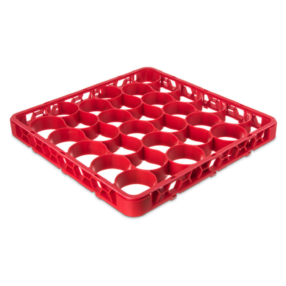 Carlisle REW30SC05 Full Size Glass Rack Extender 30 Compartments Red Polypropylene