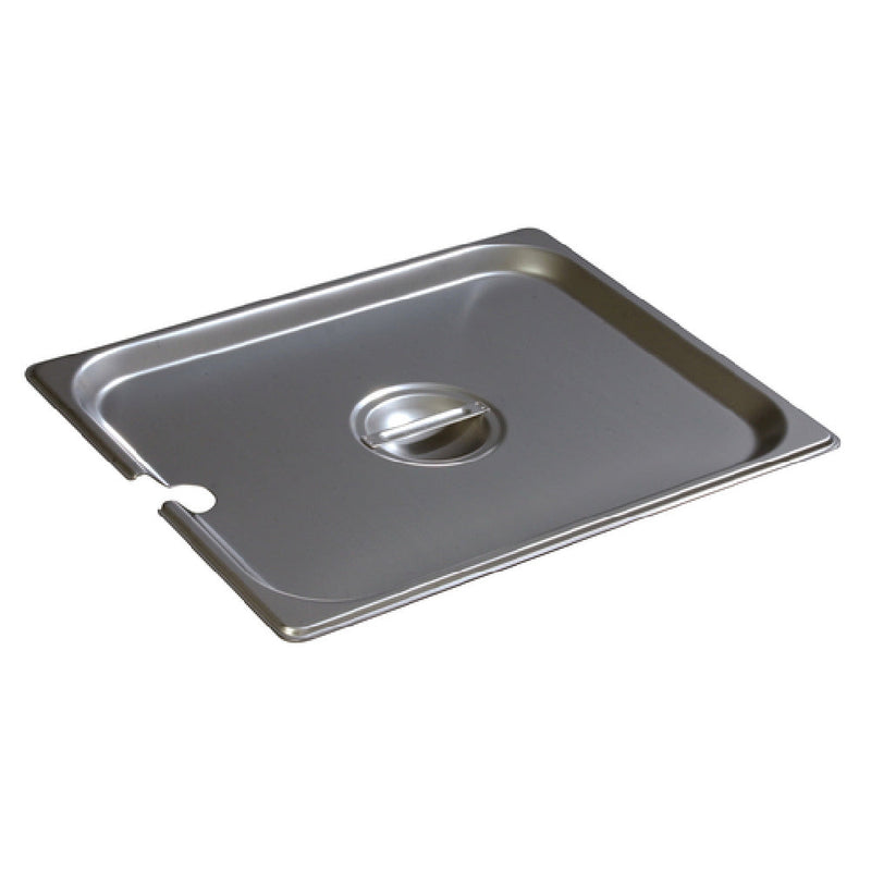 Carlisle 607120CS 10 Inch Slotted Steam Table Pan Cover Stainless Steel Lift-off