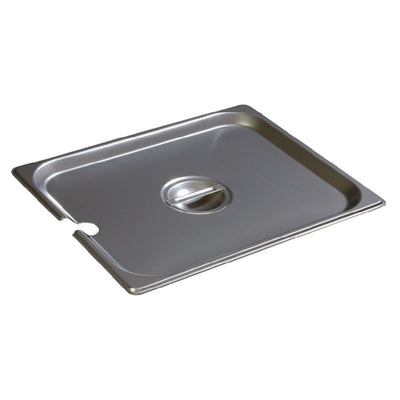 Carlisle 607120CS 10 Inch Slotted Steam Table Pan Cover Stainless Steel Lift-off