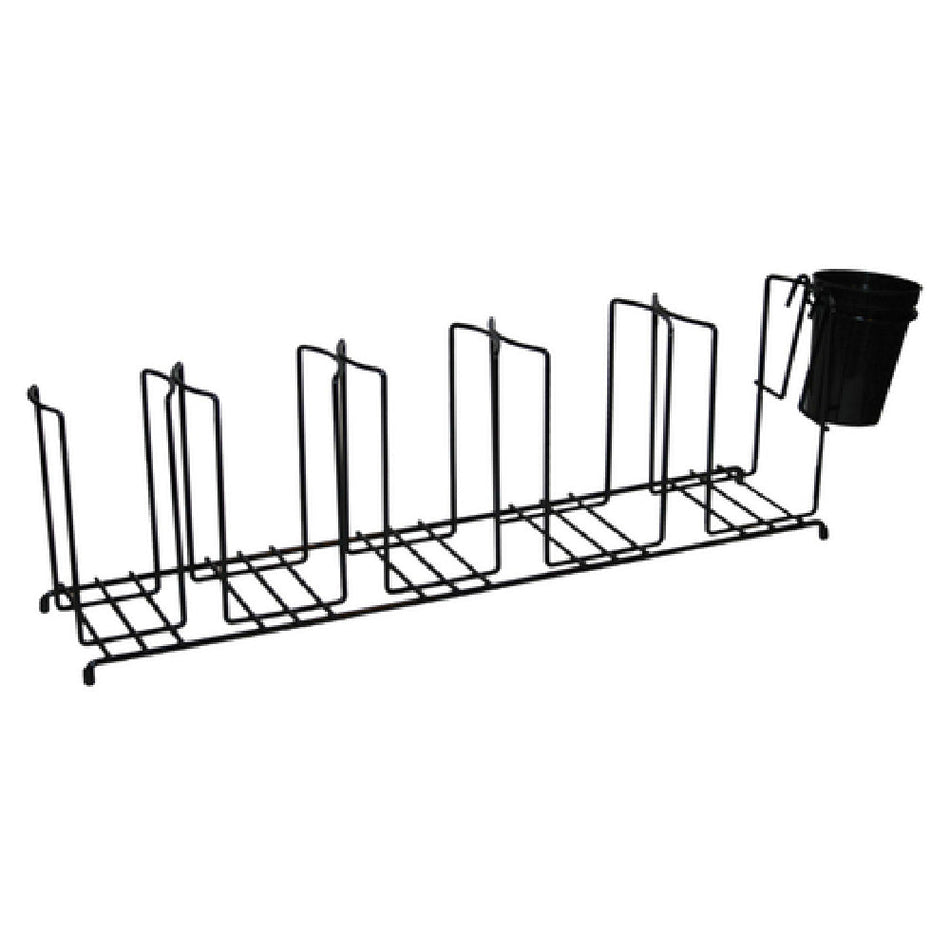 Carlisle C8005WFS 27-1/2 Inch San Jamar Cup and Lid Organizer with Caddy
