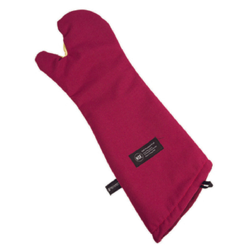 Carlisle KT0224 24 Inch Oven Mitt with Nomex and Kevlar Red