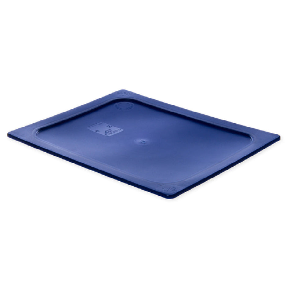 Carlisle 10232B60 32 Inch Smart Lid Food Pan Cover Leak Resistant Blue Polyethylene