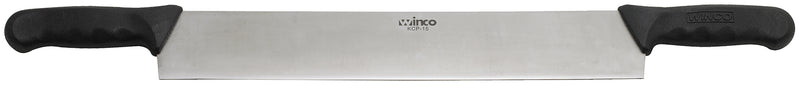 Winco KCP-15 15 Inch Blade Cheese Knife with Double Polypropylene Handles