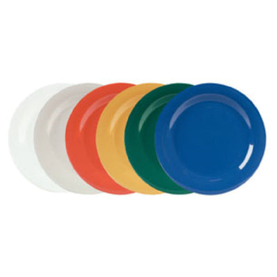 Carlisle 3301205 9 Inch Plate Round Melamine Red Thermo Resistant Break Resistant