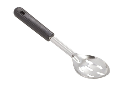 Winco BSSB-11 11 Inch Slotted Basting Spoon Black Bakelite Handle Stainless Steel