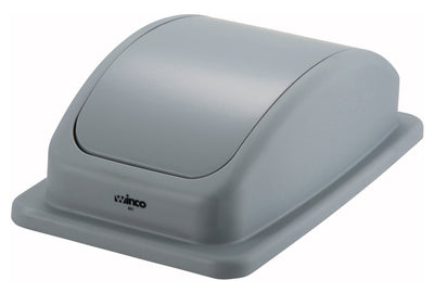Winco PTCL-23 Cover Gray Polypropylene for PTC-23SG Trash Receptacle Lid