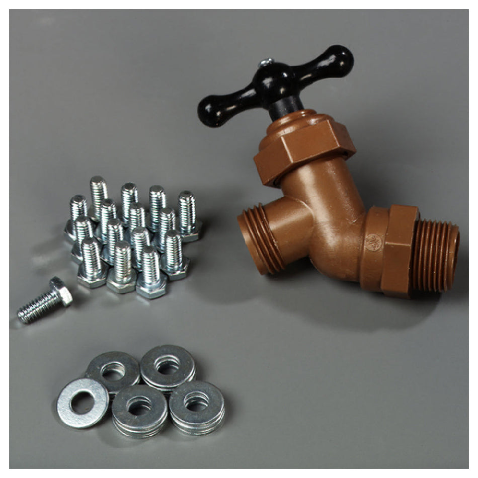 Carlisle 669300 Metal Food Bar Faucet Assembly with Corrosion Resistant Design
