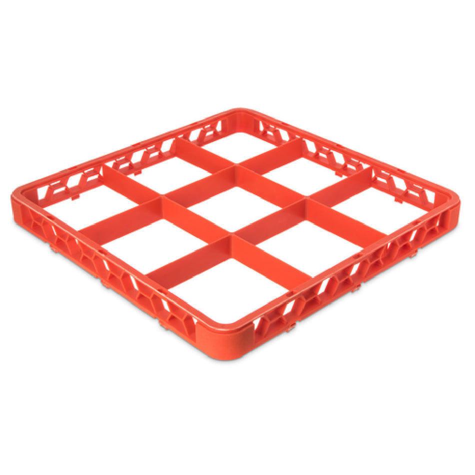 Carlisle RE9C24 Full-size OptiClean Divided Glass Rack Extender Orange