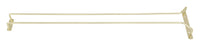Winco GH-24 24 Inch Brass Plated Wire Glass Hanger Ceiling Mount