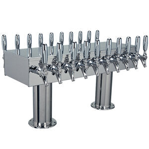 Micro Matic DPT420PSSKR-3 36 Inch Glycol-Cooled Draft Beer Tower Countertop