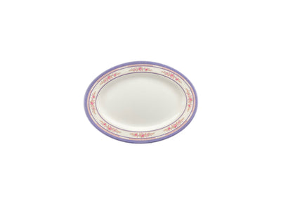 Thunder Group 2008AR 8 Inch Oval Platter Break Resistant Rose BPA Free