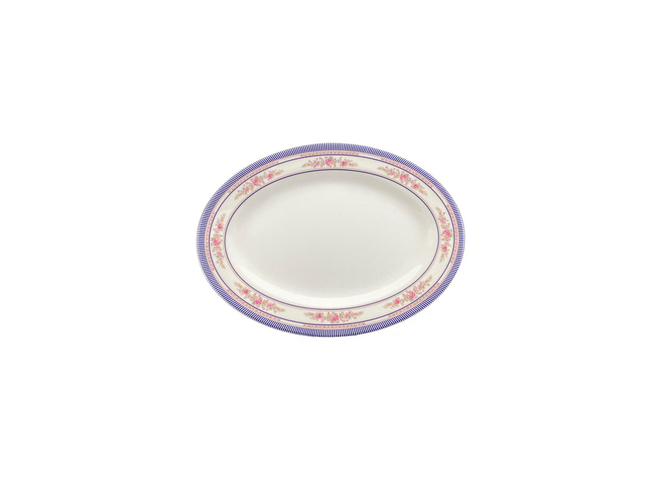 12 Pack 8" x 6" x 5/8", Platter, Rose Dinnerware, Melamine, BPA Free, Dishwasher Safe, Break-Resistant, Shatter-Resistant, No Microwave, No Oven, NSF
