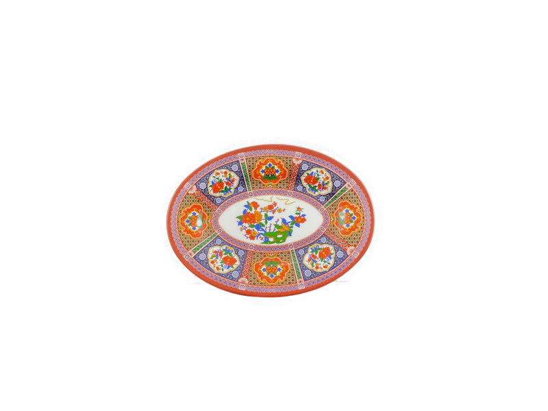 Thunder Group 2008TP 8 Inch Oval Platter Break-resistant BPA Free Melamine