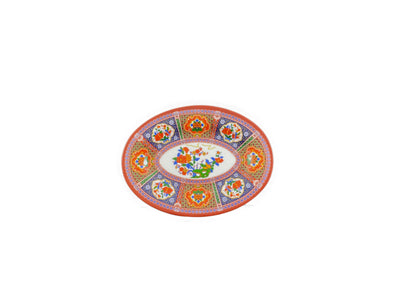 Thunder Group 2008TP 8 Inch Oval Platter Break-resistant BPA Free Melamine