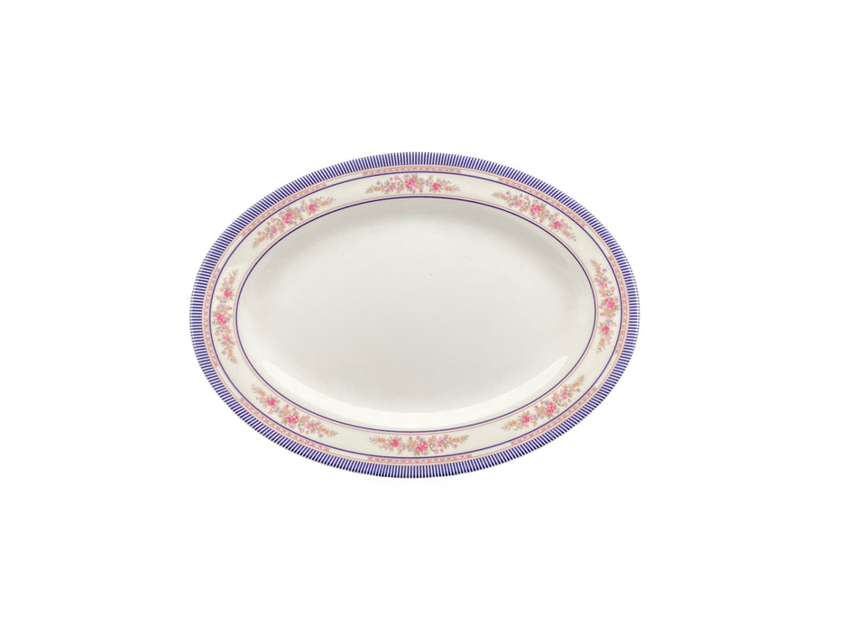 12 Pack 9" x 6-5/8" x 3/4", Platter, Rose Dinnerware, Melamine, BPA Free, Dishwasher Safe, Break-Resistant, Shatter-Resistant, No Microwave, No Oven, NSF