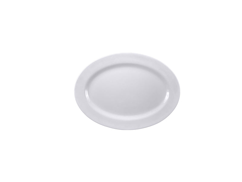 Thunder Group 2009TW 9 Inch Oval Platter with Break-resistant Melamine