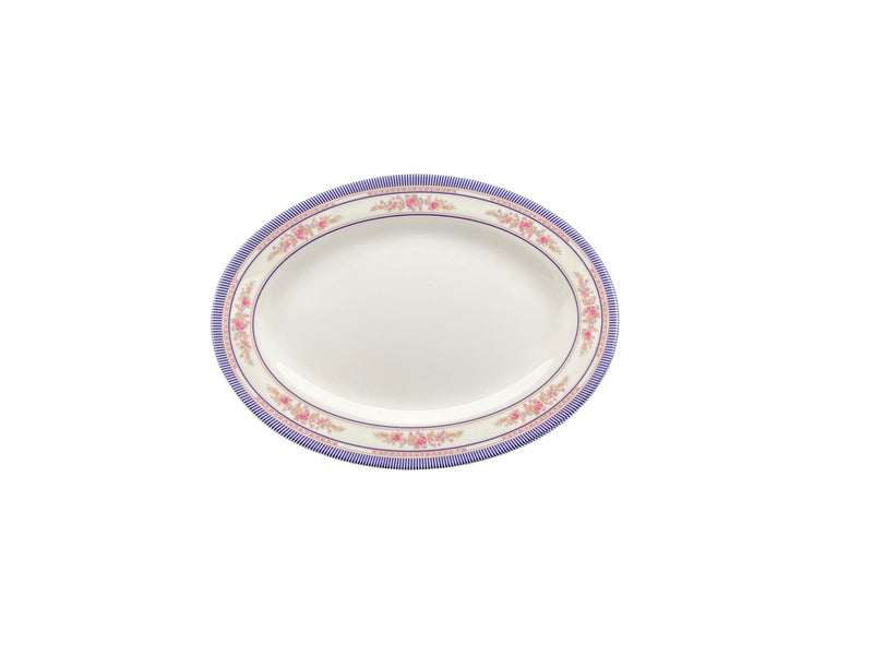 Thunder Group 2010AR 9-7/8 Inch Oval Platter Break-resistant Melamine Rose