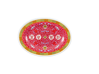 Thunder Group 2010TR 9-7/8 Inch Oval Platter Break-Resistant Melamine