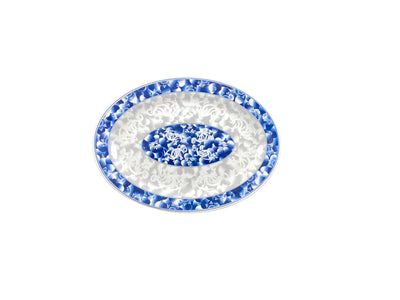 Thunder Group 2012DL 12 Inch Break-Resistant Oval Platter BPA Free Melamine
