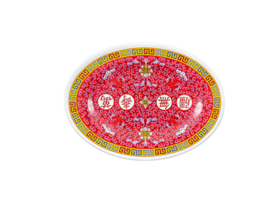 Thunder Group 2012TR 12 Inch Oval Platter Break-resistant Dishwasher Safe Melamine