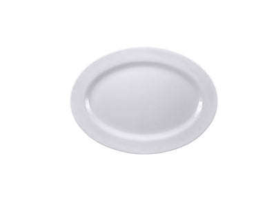 Thunder Group 2012TW Platter 12 Inch Oval Break-resistant BPA Free Melamine