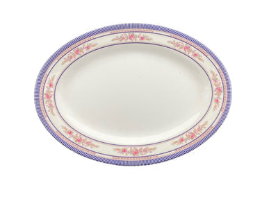 Thunder Group 2016AR 16 Inch Platter Oval Break Resistant Melamine Rose