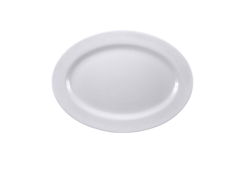 Thunder Group 2016TW 16 Inch Oval Platter Dishwasher Safe Break-Resistant BPA Free Melamine